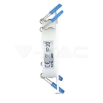 2*GU10 Корпус Луна Квадрат Бяла