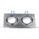 2*GU10 Корпус Луна Квадрат Алуминий