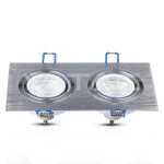 2*GU10 Корпус Луна Квадрат Алуминий