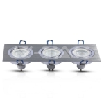 3*GU10 Корпус Луна Квадрат Алуминий