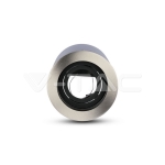 GU10 Корпус Луна Външен Монтаж Кръг Сатен Никел