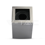 GU10 Корпус Луна Външен Монтаж Квадрат Сатен Никел