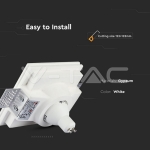 GU10 Гипсова Отливка Квадрат Бял