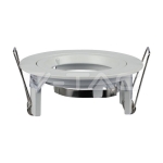 GU10 Корпус Луна Кръг Бяла