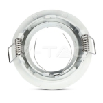 GU10 Корпус Луна Кръг Бяла