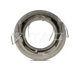 GU10 Корпус Луна Кръг Сатен Никел