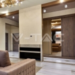 GU10 Гипсова Отливка Кръг С Алуминиев Ринг Бял