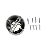 GU10 Метален Корпус Външен Монтаж Кръг Бял IP54