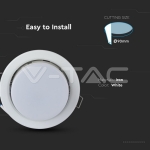 GX53 Корпус Кръг Бял