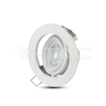 GU10 Корпус Луна Кръг Бяло Тяло Променлив Ъгъл