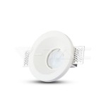 GU10 Корпус Кръг Бял