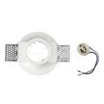 GU10 Корпус Кръг Бял