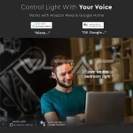 LED Крушка 4.5W E27 G45 Smart RGB + Топла и Студена Светлина