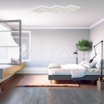 8W LED Звездно Пано Смяна на Цвета Бяло Тяло