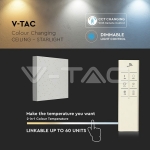 8W LED Звездно Пано Смяна на Цвета Бяло Тяло