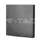 8W LED Звездно Пано Смяна на Цвета Черно Тяло