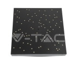 8W LED Звездно Пано Смяна на Цвета Черно Тяло