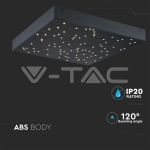 8W LED Звездно Пано Смяна на Цвета Черно Тяло