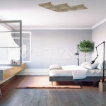 8W LED Звездно Пано Смяна на Цвета Златно Тяло