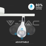 9W LED Двойна Спот Лампа Неутрална Светлина Бяла