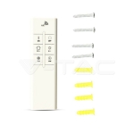 39W Пендел/Плафон Кръг 3 Цветен Димиращ Бял