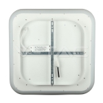 80W Двоен Пендел D:750*750*125 3000K Димиращ Бял