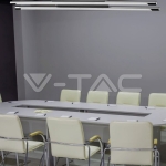 36W LED Стенна/Таванна Лампа 4000K Двойна Хром