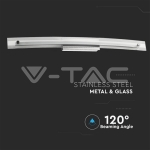 12W LED Стенна/Таванна Лампа Стъкло/Хром 4000K