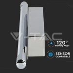 12W LED Стенна/Таванна Лампа Хром 4000K