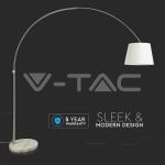 Наземна Лампа Е27 Слонова Кост