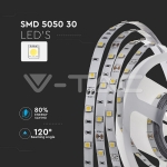 LED Лента SMD5050 30/1 Топло Бяла Невлагозащитена