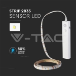 2.4W 1м. Тяло 2835 4xААА Батерия Сензор 2700K