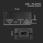 LED Захранване 30W 12V 2.5A Пластик