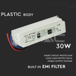 LED Захранване Slim Plastic 30W 12V IP67