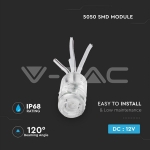 LED Модул 0.24W SMD2835 Бяла Светлина IP68