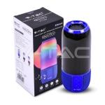 2*3W LED Лампа Колона USB + TF Слот Синя