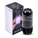 2*3W LED Лампа Колона USB + TF Слот Черна