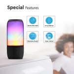 2*3W LED Лампа Колона USB + TF Слот Черна