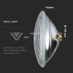 Осветител за Басейн 8W PAR56 Дистанционно RGB
