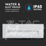 3W LED Осветление за Стъпала Бяло Тяло Топло Бяла Светлина