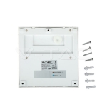 3W LED Осветление за Стъпала Бяло Тяло Квадрат Топло Бяла Светлина