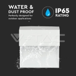 3W LED Осветление за Стъпала Бяло Тяло Квадрат Топло Бяла Светлина