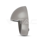 3W LED Осветление за Стъпала Сиво Тяло Кръг Топло Бяла Светлина