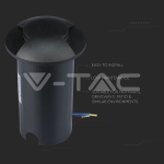 1W LED Осветител за Стъпала Черен Двупосочен 6500K