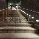 6W LED Осветител за Стъпала Бяло Тяло 3000K