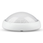 8W Плафониера Овал Бяло Тяло 3000K IP66