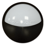 12W LED Полукръгло Тяло Външен Монтаж черно Тяло IP66 Неутрално Бяла Светлина