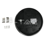 12W LED Кръгло Тяло Външен Монтаж Сензор черно Тяло Топло Бяла Светлина