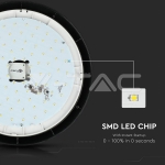 12W LED Кръгло Тяло Външен Монтаж Сензор черно Тяло Топло Бяла Светлина