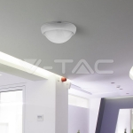 8W Плафониера Бяло Тяло 6000K